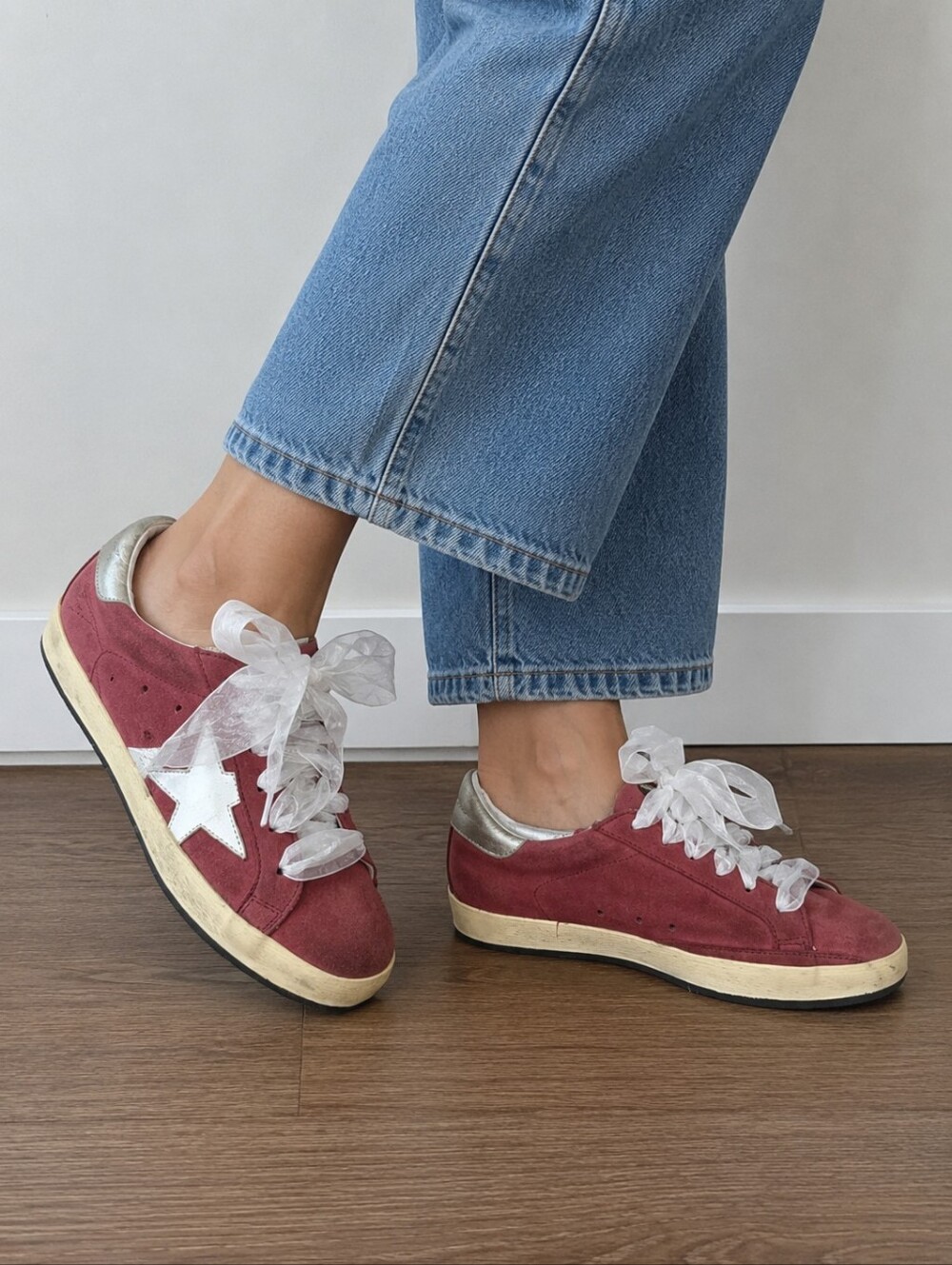 Golden Goose Deluxe Brand GGDB Superstar  Suede Pink Sneakers 36